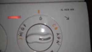 Стирка на стиральной машине Zanussi FL904NN, Хлопок 40, 900 об/мин (программа C, часть 2)