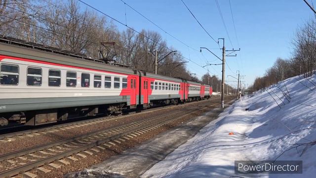 Железнодорожный микс #11. Поезда на Ярославском ходу смотреть онлайн
