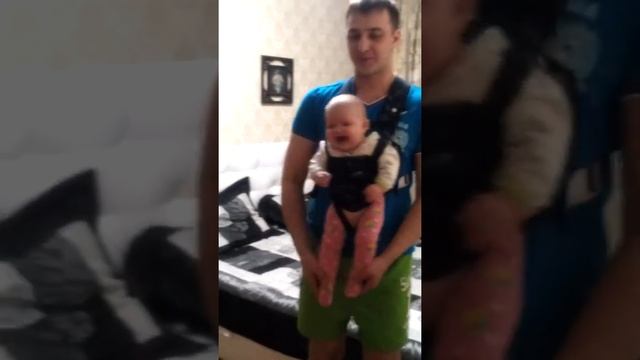 Меряем кенгуру для переноски малыша смотреть онлайн