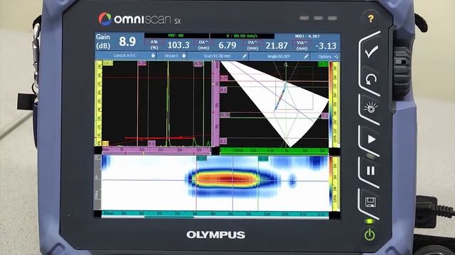 Процесс контроля с OmniScan SX на русском смотреть онлайн
