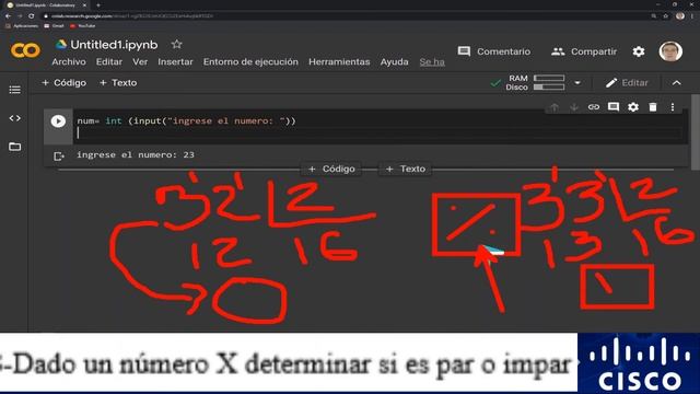 Como Saber si un numero es par o impar en python colab смотреть онлайн