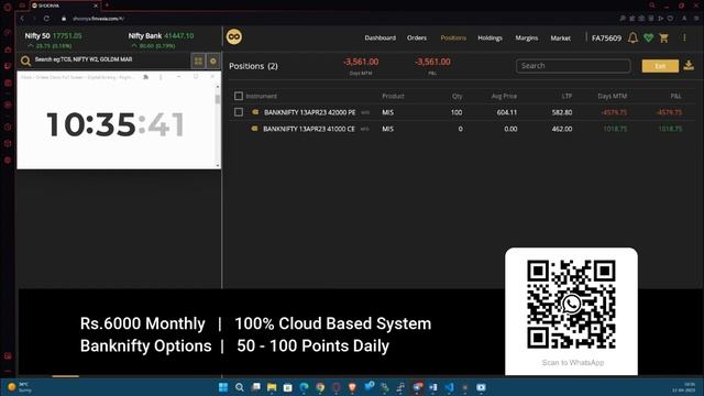 12-04-2023 | BANKNIFTY ITM OPTIONS | PYTHON TRADING BOT | #live #trades | #trading #vlog смотреть онлайн