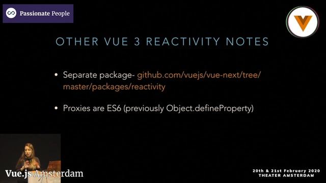 Sarah Drasner - An Animated Guide to Vue 3 Reactivity and Internals - Vue.js Amsterdam смотреть онлайн