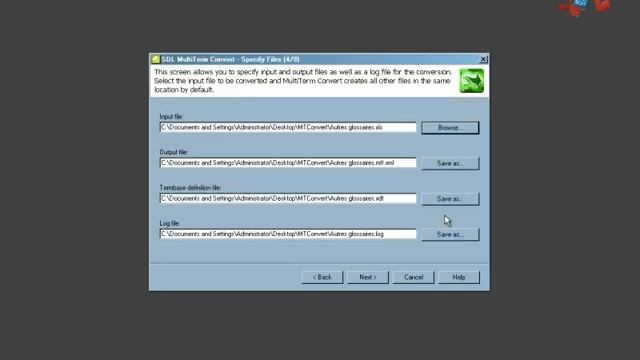 SDL Trados MultiTerm Convert смотреть онлайн