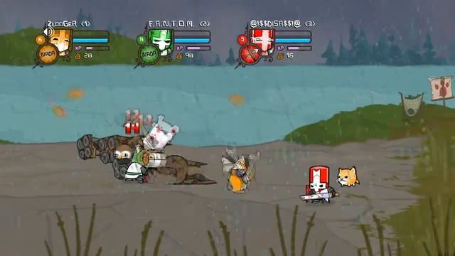 Проходя Castle Crasher - part 4 !(Приманка на слизня) смотреть онлайн