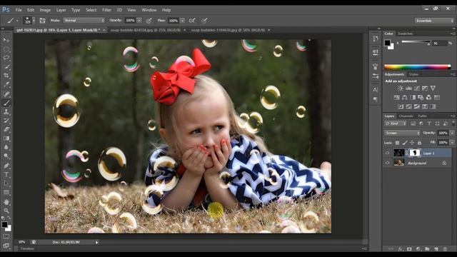 Photoshop? Tutorial - How To Add Bubbles Effect In Photoshop