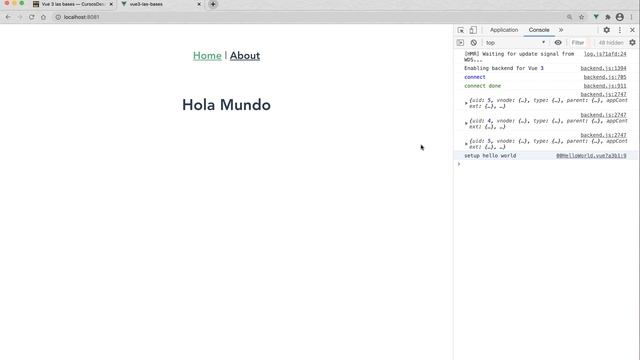 #3 Hola Mundo - Curso Vue 3 смотреть онлайн