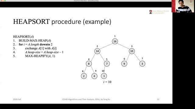 Sorting algorithms: Heap sort (part 2) смотреть онлайн