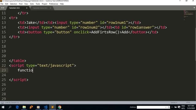 Totaling up a in a table javascript смотреть онлайн