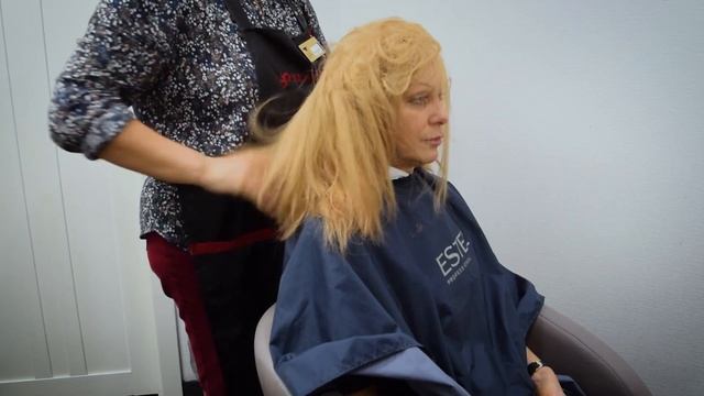 Снятие слепка / Первая стрижка и фиксация системы волос / Укладка смотреть онлайн