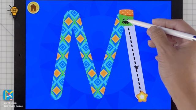Learn to Trace Colorful A through Z with Cute Funny Characters смотреть онлайн