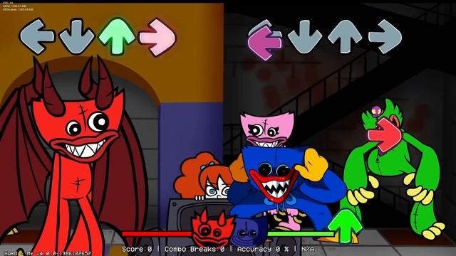 Friday Night Funkin' - Scary Larry vs Huggy Wuggy & Player (Playtime) [Poppy Playtime x FNF] смотреть онлайн