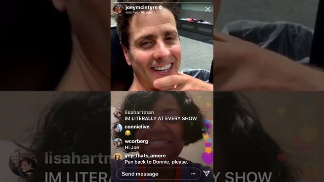 (JOEY MCINTYRE LIVE)😎 смотреть онлайн