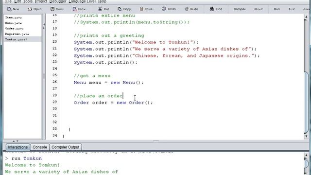 Java Restaurant Part 7 (Runner Class 1) смотреть онлайн