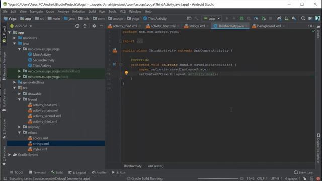How to Build a Yoga Fitness App in Android Studio [APP #5] смотреть онлайн