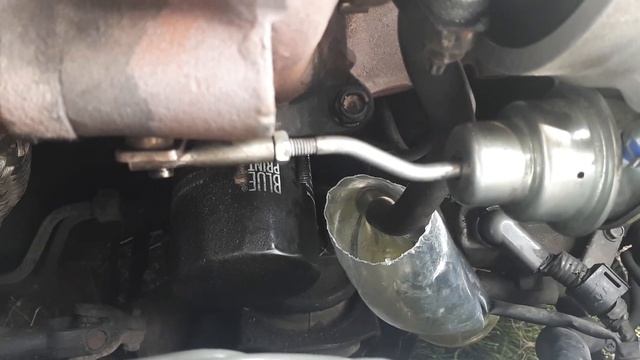 Марк 2. Дизель 2LTE.  Проверка турбины на масляное голодание.