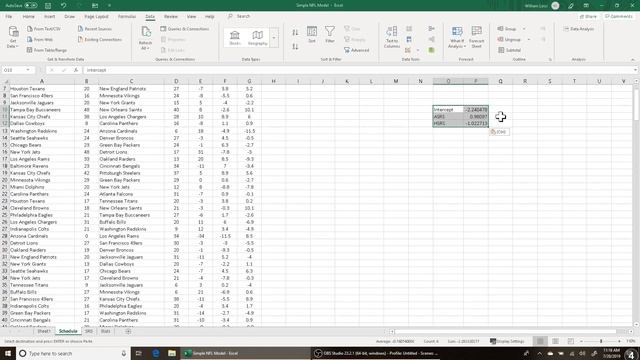 Creating a Sports Betting Model 101 - Intro to Linear Regression (The simplest model ever created!) смотреть онлайн