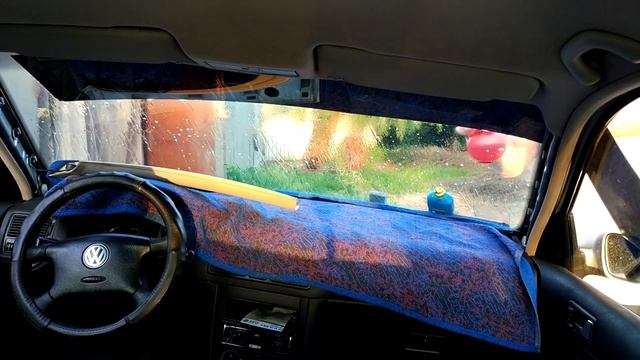 ТОНИРОВКА ЛОБОВОГО СТЕКЛА GOLF 4 своими руками. Полоса 5% смотреть онлайн