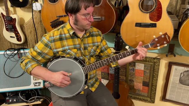 1960s Conqueror (Japan-made) 5-string banjo смотреть онлайн