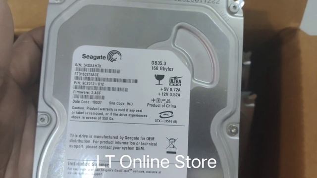 Seagate DB35 Series 160GB Internal Desktop Hard Drive смотреть онлайн