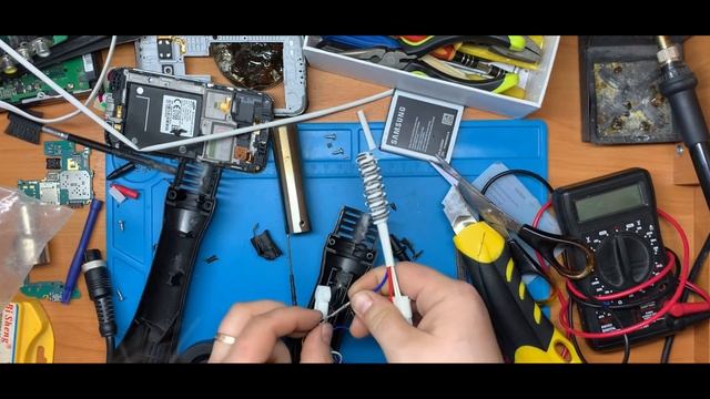Ремонт фена, паяльной станции... смотреть онлайн