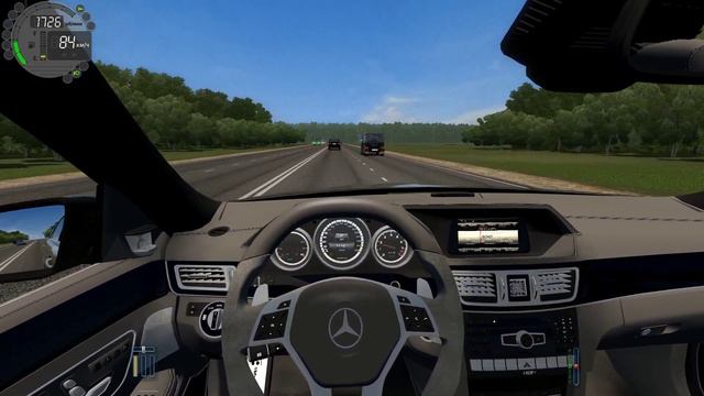 City Car Driving - Mercedes-benz w212 e63s AMG | Normal Driving смотреть онлайн