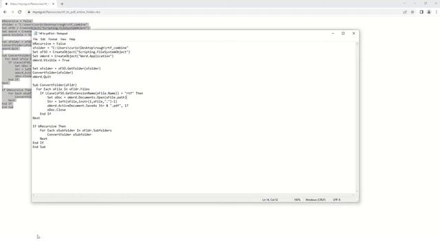 Convert RTF files to PDF files using vbscript смотреть онлайн