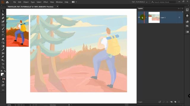 CHARACTER ILLUSTRATION from start to finish | Photoshop and Illustrator tutorial (Flat Design) смотреть онлайн