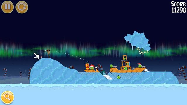 🐦🐖 Angry Birds Seasons. Эпизод "Winter Wonderham". Прохождение. смотреть онлайн