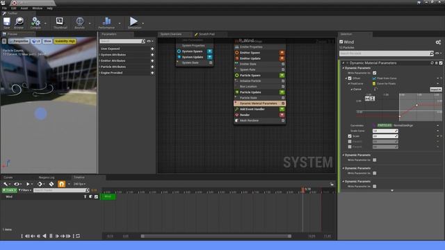 Niagara : How to Create a Stylized Wind Effect with Leaves - UE4 tutorials [Gradient - Static Mesh] смотреть онлайн