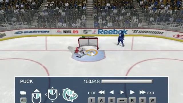 Huge save by Mason !!!! NHL09 Pc смотреть онлайн