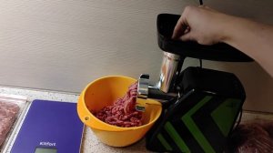 Делаю фарш из свинины. Обзор электромясорубки Kitfort КТ-2101-2