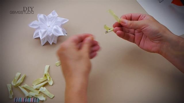 МАСТЕР-КЛАСС КАНЗАШИ \ KANZASHI MK \ DIY \ HANDMADE \ РУКОДЕЛИЕ