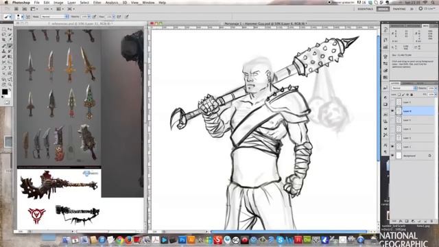 Creating a Character - Concept Art Process смотреть онлайн
