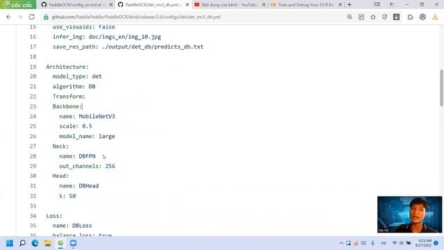 Train Text Detection Models with PaddleOCR P3 : Cách sử dụng file config yml смотреть онлайн