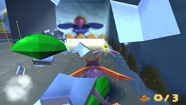 Spyro 3: Year of the Dragon (PS1) walkthrough - Cloud Spires смотреть онлайн