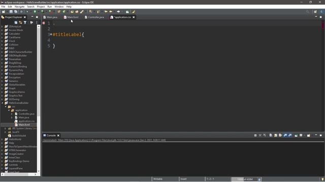 JavaFX CSS styling ? смотреть онлайн