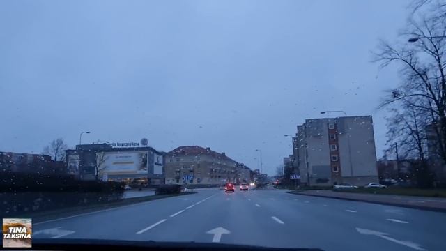 Литва ужасный сезон. Город на машине, хоть не выходи на улицу в Клайпеде. смотреть онлайн