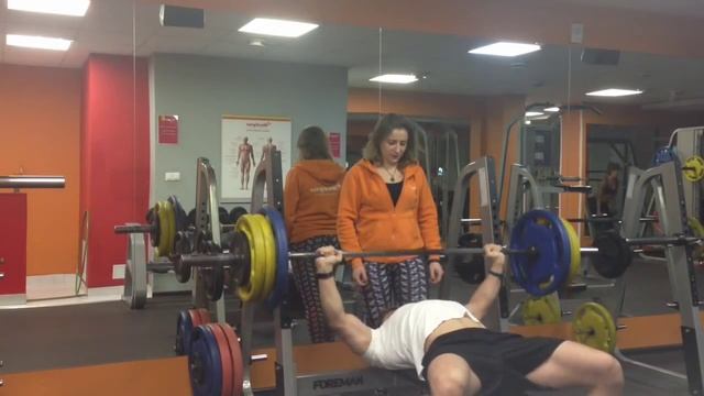 Жим Лежа - 130 Кг На 11 Раз смотреть онлайн