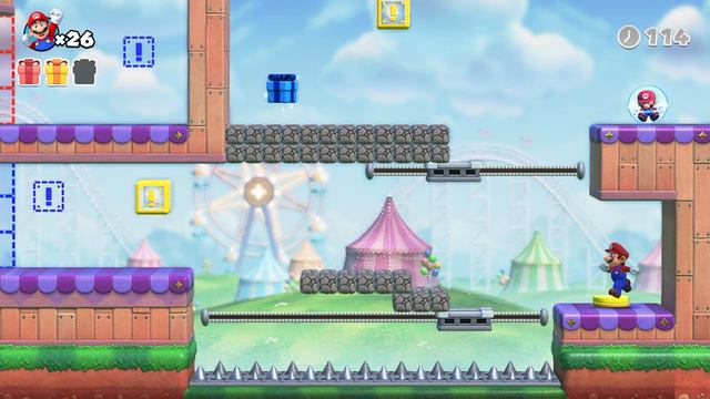 MARIO VS. DONKEY KONG (SWITCH) 🎁 #4 ➤ Welt 4 - Munteres Miniland смотреть онлайн
