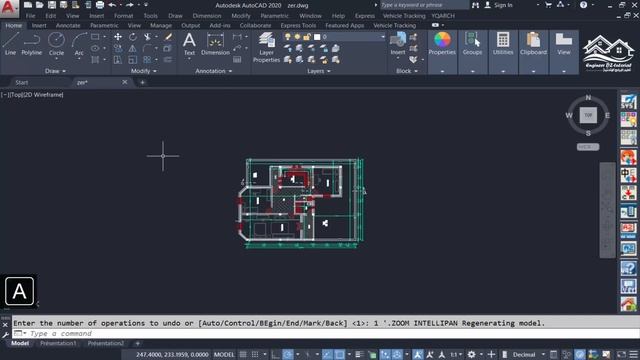 مشكلة بسيطة ستواجه كل مبتدئ على برنامج AutoCAD و حلها هنا (مشكلة اختفاء الرسمة) смотреть онлайн