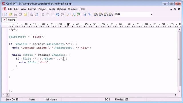 Beginner PHP Tutorial - 83 - File Handling_ Listing Files Part 2 смотреть онлайн
