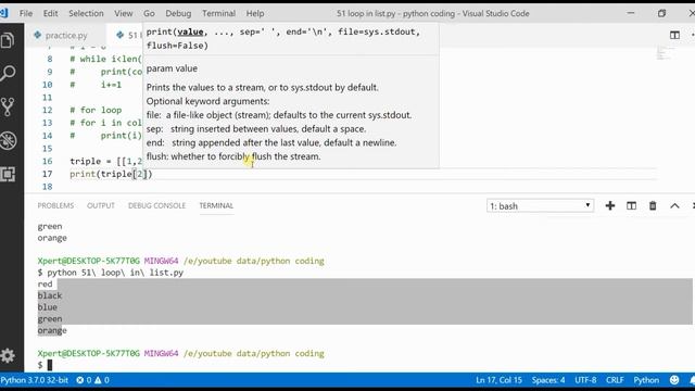 Python Tutorial :- List looping || How to Iterate a list (for loop , while loop) смотреть онлайн
