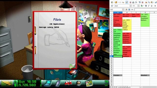 Let's Play: Airline tycoon basic walk-through using Falcon Airlines Part 7 смотреть онлайн