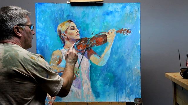 Time-lapse Portrait in Oils of Lidia Baich - Paul Barton, artist смотреть онлайн