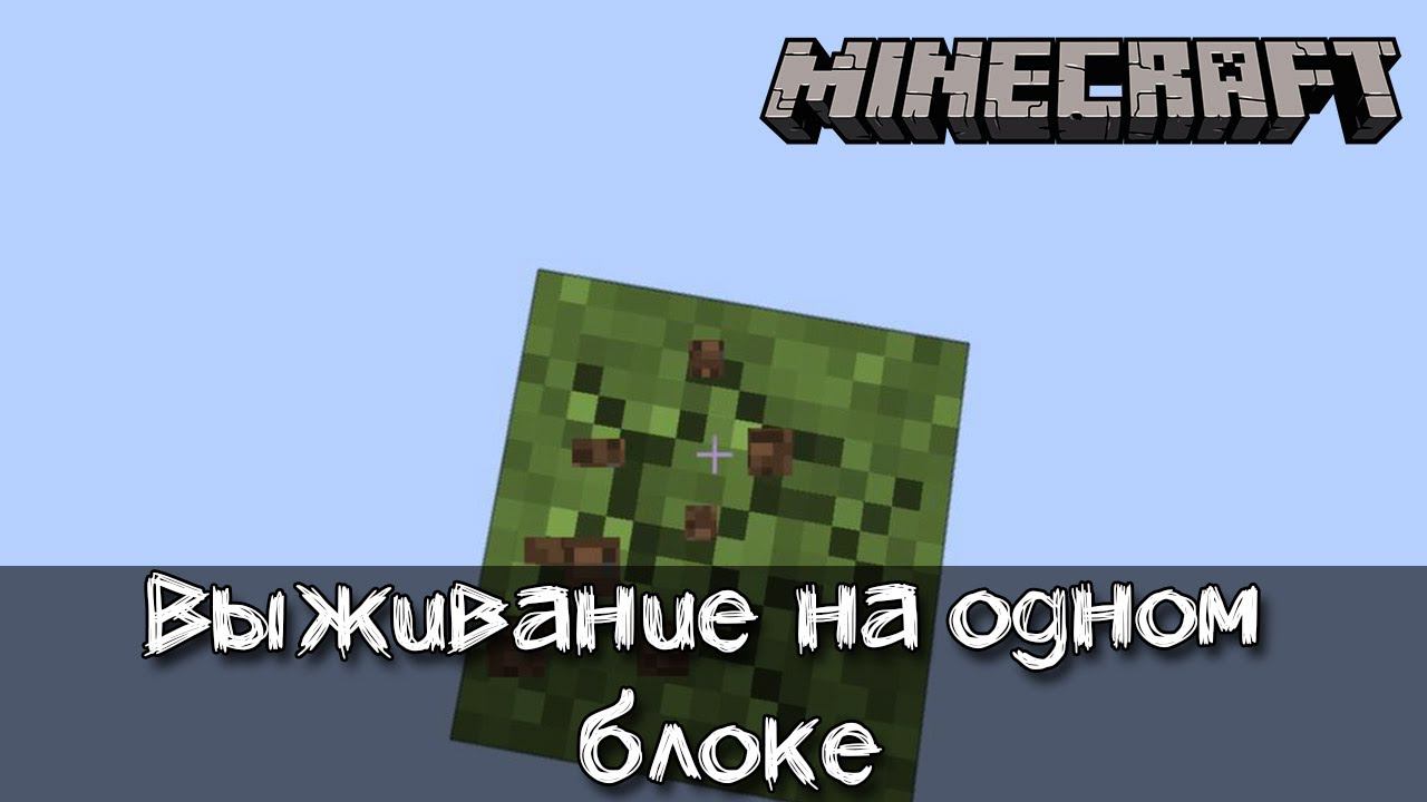 Выживание на одном блоке | Обзор карты OneBlock смотреть онлайн