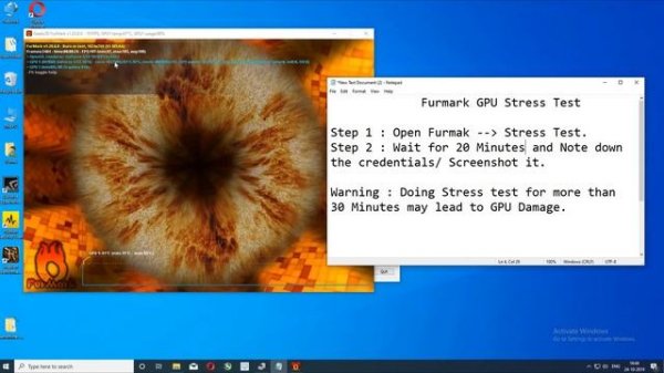 How to do Furmark GPU Stress test - GTX 1070 8GB with results.