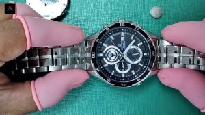 Battery replacement tutorial Casio Edifice EFR-547D-1AV.TrendWatchLab