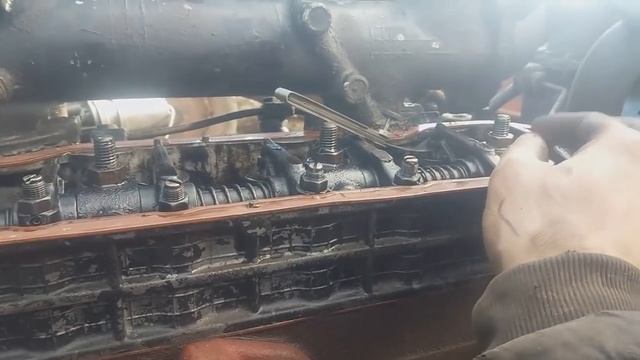 Регулировка клапанов двигателя Д-240 МтЗ смотреть онлайн