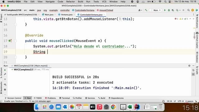 Swing MVC completo, ejemplo de implemetacion de Controlador (Controller) en Java Swing. смотреть онлайн